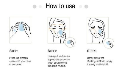 Foto 5 | Foto 5 | Colorete Líquido Para Maquillaje Huoguo  6 Colores  De Larga Duración - Venta Internacional.