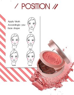 Foto 4 | Foto 4 | Blush Palette Huoguo Blushes Bronzers Face Powder Peach 02 - Venta Internacional.
