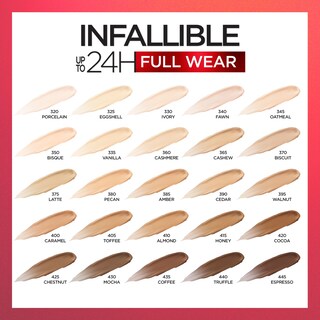 Foto 6 | Foto 6 | Corrector L'oreal Paris Infallible Para Uso Completo, Impermeable, Color Moca - Venta Internacional.