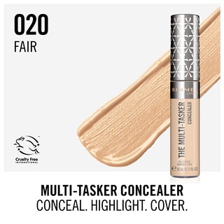 Foto 2 | Foto 2 | Corrector Rimmel London Multitasker 020 Fair, 10 Ml, Vegano - Venta Internacional.