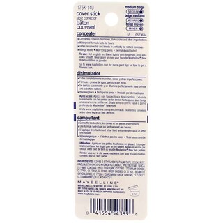 Foto 3 | Foto 3 | Corrector Maybelline Cover Stick Medium Beige 03 Impermeable - Venta Internacional.