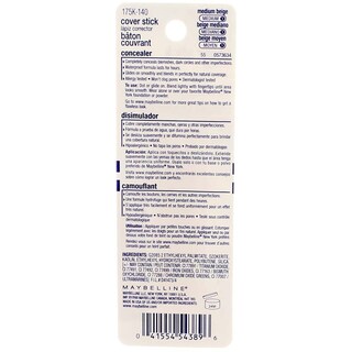 Foto 6 | Foto 6 | Corrector Maybelline Cover Stick Medium Beige 03 Impermeable - Venta Internacional.