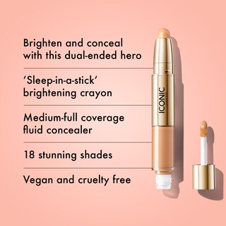 Foto 2 | Foto 2 | Corrector Iconic London Radiant Duo Creamy Liquid + Crayón - Venta Internacional.