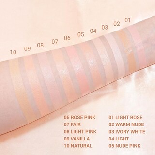 Foto 6 | Foto 6 | Iluminador De Contorno De Ojos Kaely 05, Rosa Nude, Impermeable, Vegano - Venta Internacional.