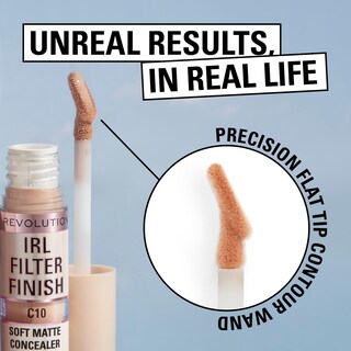 Foto 5 | Foto 5 | Corrector Makeup Revolution Irl Filter Finish C20, 6 Ml, Vegano - Venta Internacional.