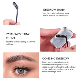 Foto 4 | Foto 4 | Jabón Para Peinar Cejas Huoguo Transparente De Larga Duración - Venta Internacional.