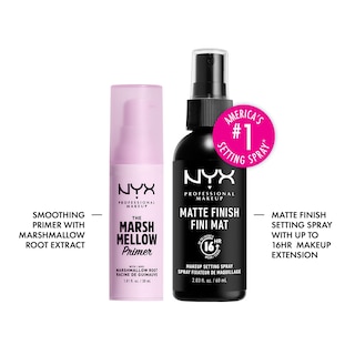 Foto 2 | Foto 2 | Set De Maquillaje Nyx Professional Marshmellow Primer + Spray X2 - Venta Internacional.