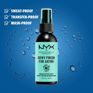 Foto 3 | Foto 3 | Spray Fijador De Maquillaje Nyx Professional Makeup Dewy Finish - Venta Internacional.