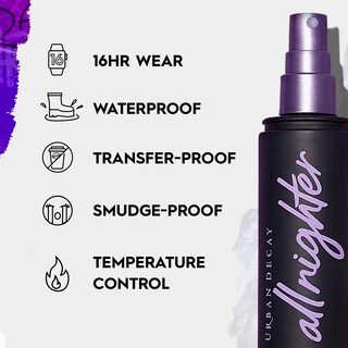 Foto 3 | Foto 3 | Spray Fijador De Maquillaje Urban Decay All Nighter, 30 Ml, Tamaño De Viaje - Venta Internacional.