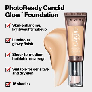 Foto 3 | Foto 3 | Base de Maquillaje Revlon Photoready Candid Glow Moisture 22 ml - Venta Internacional
