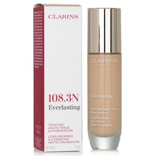 Foto 3 | Foto 3 | Base Clarins Everlasting Hidratante De Larga Duración #108 .3 - Venta Internacional.