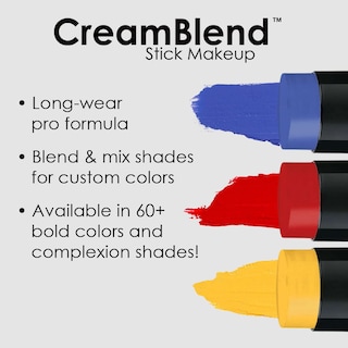 Foto 5 | Foto 5 | Crema De Maquillaje Blend Stick Mehron Face Paint 21 G Gris Claro - Venta Internacional.