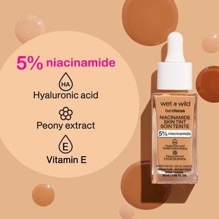 Foto 2 | Foto 2 | Tinte Para Piel Húmedo Y Silvestre Bare Focus Con 5% De Niacinamida Y Cacao, 30 Ml - Venta Internacional.