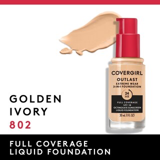 Foto 3 | Foto 3 | Base De Maquillaje Líquida Covergirl Outlast Extreme Wear Spf 18 - Venta Internacional.