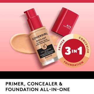 Foto 4 | Foto 4 | Base De Maquillaje Líquida Covergirl Outlast Extreme Wear Spf 18 - Venta Internacional.