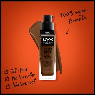 Foto 2 | Foto 2 | Foundation Nyx Professional Makeup Can't Stop Won't Stop - Venta Internacional.