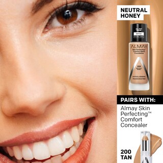 Foto 6 | Foto 6 | Base Almay Skin Perfecting Comfort Matte, 30 Ml, Miel Neutra - Venta Internacional.
