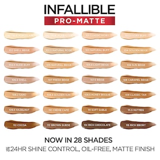 Foto 5 | Foto 5 | Base L'oreal Paris Infallible Pro Matte Golden Sun Beige - Venta Internacional.