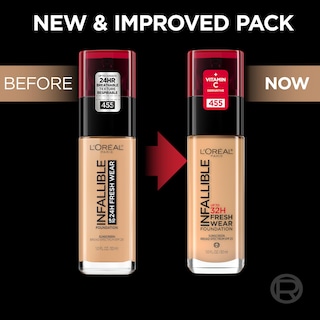 Foto 2 | Foto 2 | Fundación L'oreal Paris Infallible Hasta 32 Horas, 30 Ml, 480 Arena - Venta Internacional.