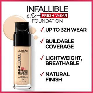 Foto 3 | Foto 3 | Fundación L'oreal Paris Infallible Hasta 32 Horas, 30 Ml, 480 Arena - Venta Internacional.
