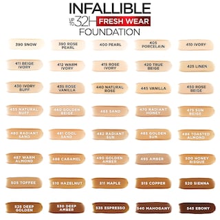Foto 6 | Foto 6 | Fundación L'oreal Paris Infallible Hasta 32 Horas, 30 Ml, 480 Arena - Venta Internacional.