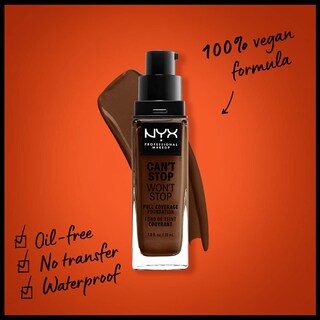 Foto 2 | Foto 2 | Foundation Nyx Professional Makeup Can't Stop Won't Stop - Venta Internacional.