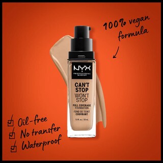 Foto 2 | Foto 2 | Foundation Nyx Professional Makeup Can't Stop Won't Stop - Venta Internacional.