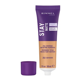 Foto 2 | Foto 2 | Mousse Líquida Foundation Rimmel London Stay Matte 202 Sun Beige - Venta Internacional.