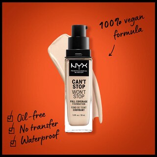 Foto 2 | Foto 2 | Foundation Nyx Professional Makeup Can't Stop Won't Stop - Venta Internacional.