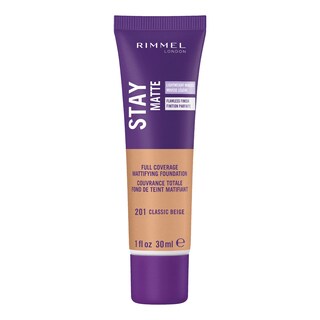 Foto 1 | Foto 1 | Mousse Líquida Foundation Rimmel London Stay Matte 201 Classic Beige - Venta Internacional.