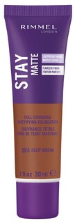 Foto 1 | Foto 1 | Mousse Líquida Foundation Rimmel London Stay Matte 504 Deep Mocha - Venta Internacional.