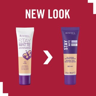 Foto 4 | Foto 4 | Base De Maquillaje Rimmel Stay Matte Light Porcelana 30 Ml - Venta Internacional.