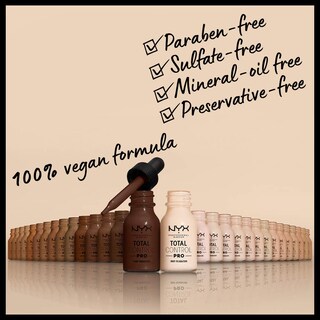 Foto 3 | Foto 3 | Maquillaje Profesional Foundation Nyx Total Control Pro Mocha - Venta Internacional.