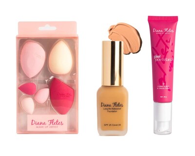 Foto 1 | Foto 1 | Kit de Maquillaje Df Gold Edition Honey Cool Bhcep-01 Con Primer y Esponjas