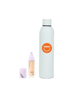 Foto 1 | Foto 1 | Base De Maquillaje Maybelline Super Stay Lumi Tono 119 + Termo De Agua De Regalo Güish