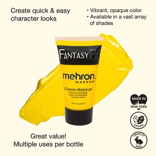 Foto 2 | Foto 2 | Pintura Facial Y Corporal Mehron Makeup Fantasy Fx Yellow 30 Ml - Venta Internacional.