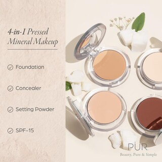 Foto 2 | Foto 2 | Base De Maquillaje En Polvo Pur Beauty 4 En 1 Con Spf 15 - Venta Internacional.