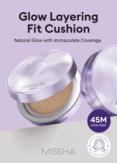 Foto 2 | Foto 2 | Cushion Foundation Missha Serum Cushion Glow Layering Fit - Venta Internacional.
