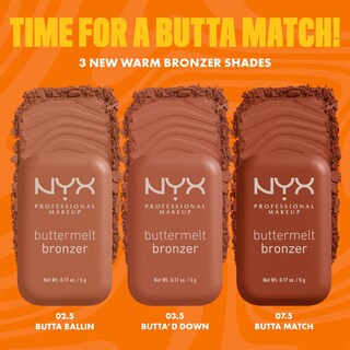 Foto 7 | Foto 7 | Maquillaje Profesional Bronzer Nyx Mate Buttermelt Butta Match - Venta Internacional.