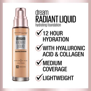 Foto 5 | Foto 5 | Base De Maquillaje Líquida Maybelline Dream Radiant Fair Ivory - Venta Internacional.