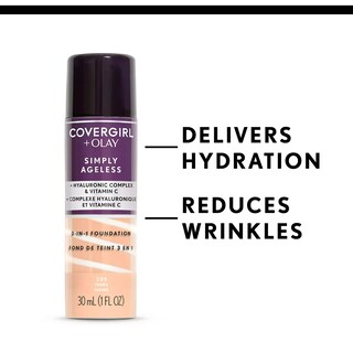 Foto 3 | Foto 3 | Base De Maquillaje Líquida Covergirl+olay Simply Ageless 3 En 1 30 Ml - Venta Internacional.