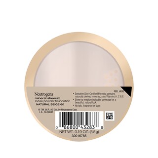 Foto 6 | Foto 6 | Polvo Suelto Foundation Neutrogena Mineral Sheers, Color Beige Natural - Venta Internacional.