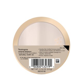 Foto 7 | Foto 7 | Foundation Neutrogena Mineral Sheers En Polvo Suelto, Color Marfil Natural - Venta Internacional.