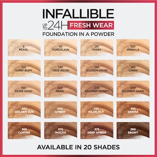 Foto 7 | Foto 7 | Polvo Facial L'oreal Paris Infallible Fresh Wear Beige Sand - Venta Internacional.