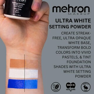 Foto 6 | Foto 6 | Polvo Fijador De Maquillaje Mehron Loose Ultra White 28g - Venta Internacional.