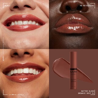 Foto 3 | Foto 3 | Brillo de Labios Nyx Professional Makeup Butter Gloss Brown Sugar - Venta Internacional