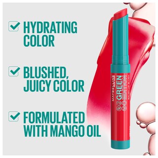 Foto 5 | Foto 5 | Colorete De Labios Maybelline Green Edition Balmy Bonfire Blue Red - Venta Internacional.