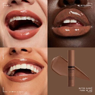 Foto 3 | Foto 3 | Brillo De Labios Nyx Professional Makeup Butter Gloss Brown Sugar - Venta Internacional.