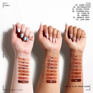 Foto 5 | Foto 5 | Brillo De Labios Nyx Professional Makeup Butter Gloss Brown Sugar - Venta Internacional.