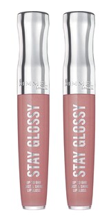 Foto 1 | Foto 1 | Brillo De Labios Rimmel Stay Glossy 6hr Blushing Belgraves 5,3 Ml X2 - Venta Internacional.